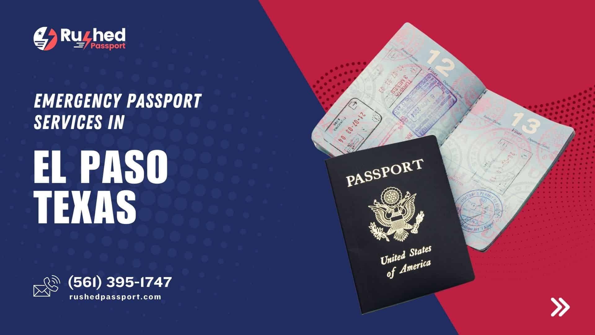 El Paso Emergency Passport Services, Urgent Passport Renew El Paso, TX
