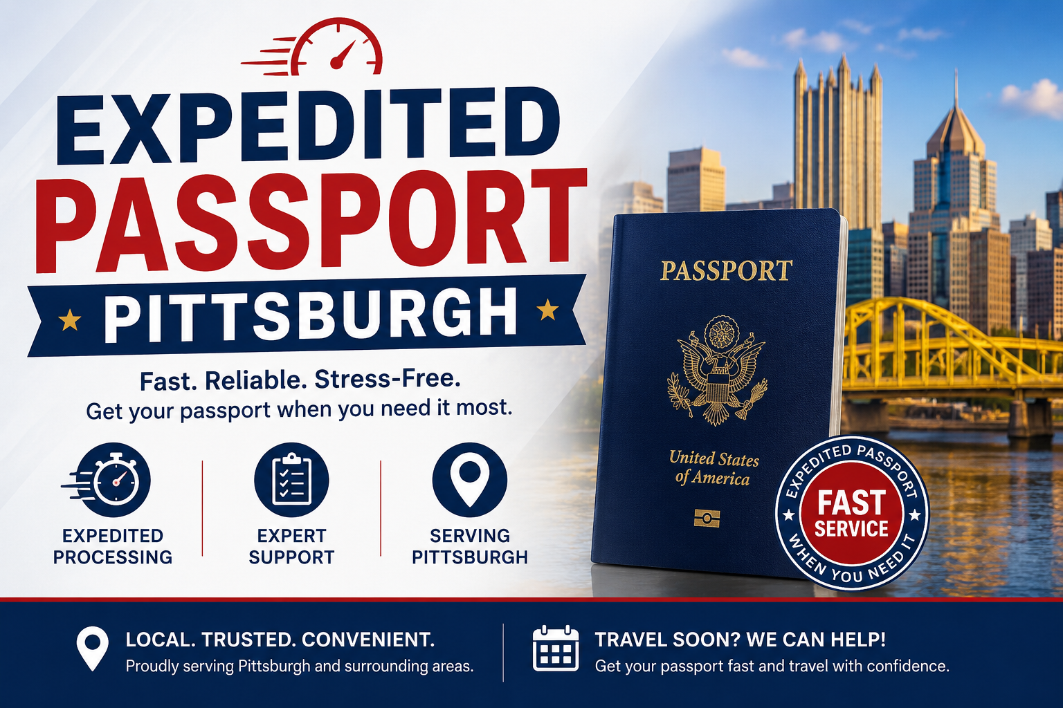 Expedited Passport Pittsburgh – Fast & Reliable Passport Services