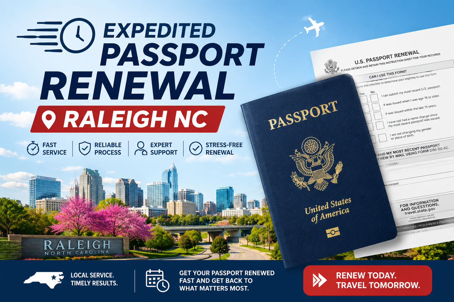 Expedited Passport Renewal Raleigh NC – Fast, Reliable Passport Services