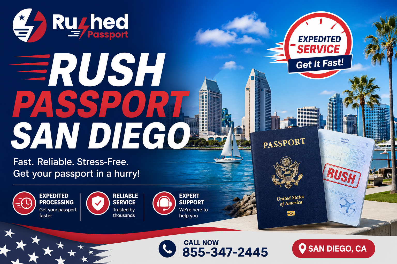 Rush Passport San Diego – Get Your Passport Fast When Every Minute Counts