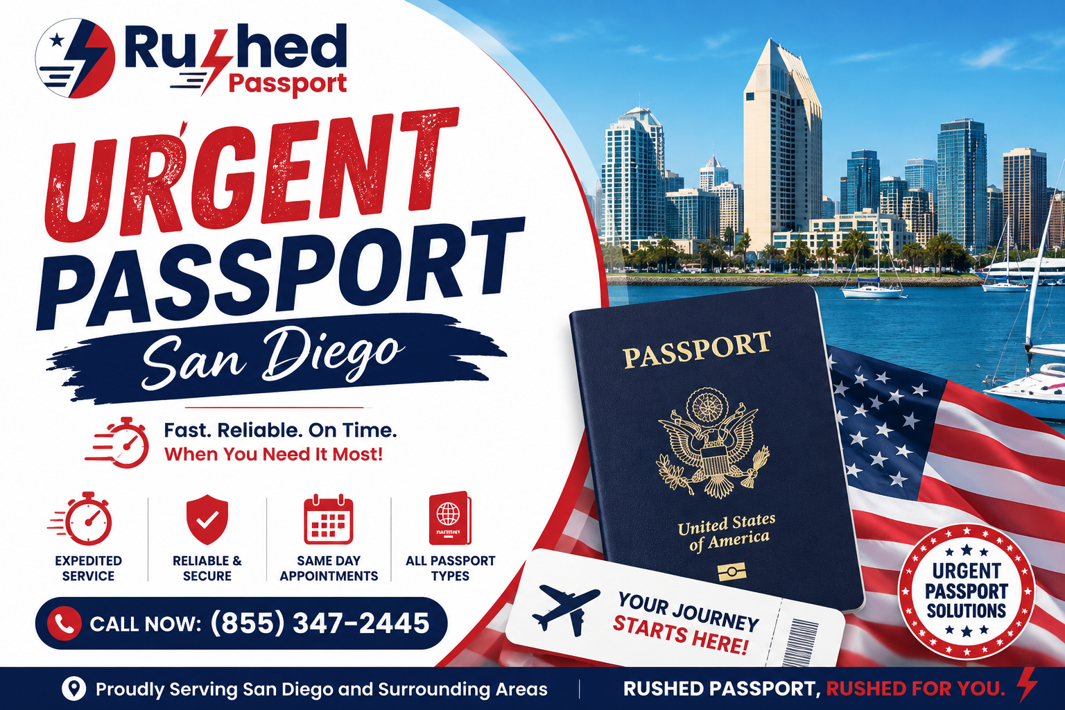 Urgent Passport San Diego – Fast Passport Assistance When Time Matters